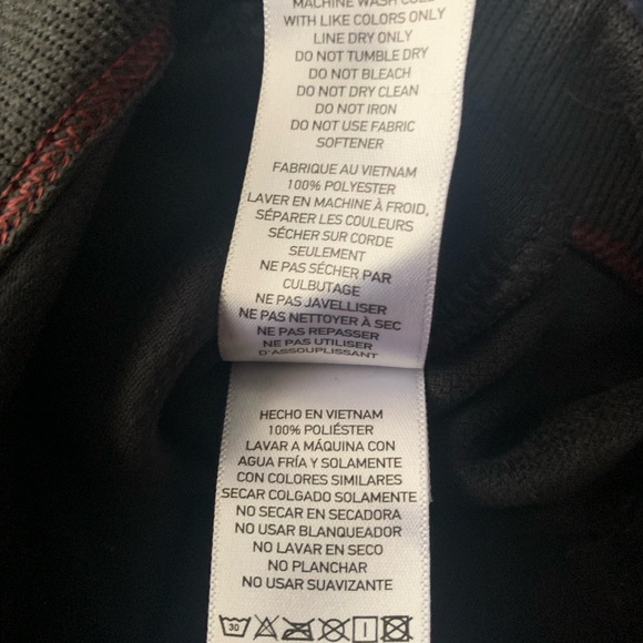 Rhone Men’s Large 1/4 Zip Pullover Long Sleeve Black - Picture 7 of 9